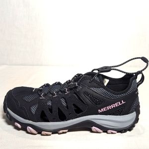 NEW Merrell Womens Accentor 3 Sieve Water Hiking Shoes Sz 7 black